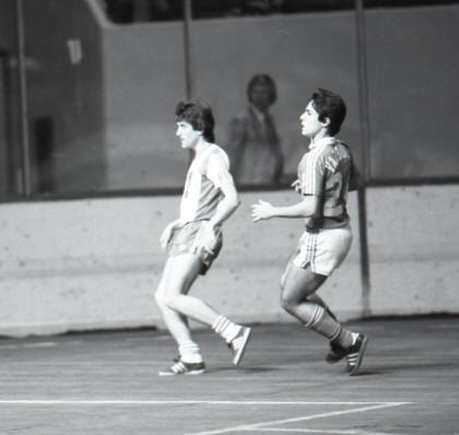 Memphis Rogues 79-80 Indoor Road Back Ossie Vazquez, Roughnecks, 01-17-1980