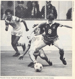 NASL Soccer Memphis Rogues 79-80 Indoor Road Charlie Cooke