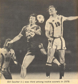 NASL Soccer Tulsa Roughnecks 78 Home Bill Sautter