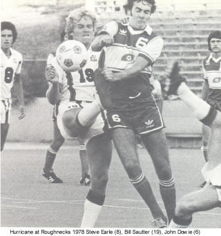 NASL Soccer Tulsa Roughnecks 78 Home Billy Sautter