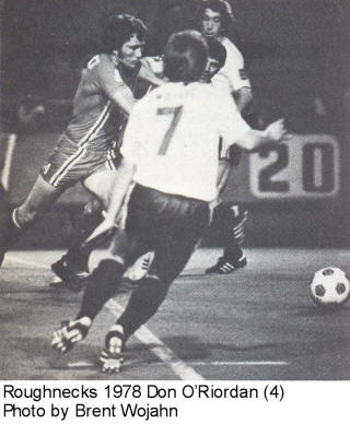 NASL Soccer Tulsa Roughnecks 78 Road Don O'Riordan