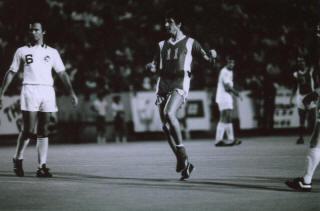 NASL Soccer Tulsa Roughnecks 1979 Roger Davies, Cosmos Franz Beckenbauer