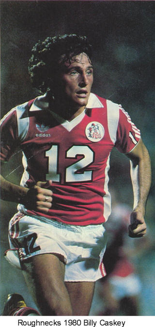 NASL Soccer Tulsa Roughnecks 80 Road Billy Caskey