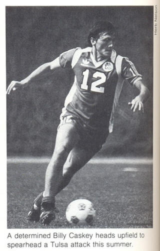 NASL Soccer Tulsa Roughnecks 82 Road Billy Caskey