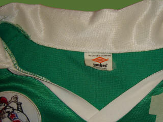 NASL Soccer Tulsa Roughnecks 82 Road Jersey John Tyma Umbro TAg