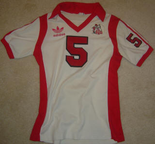 NASL Soccer Tulsa Roughnecks 83 Home Jersey Val Fernandes