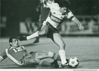 NASL Soccer Tulsa Roughnecks 83 Road Billy Caskey, Whitecaps