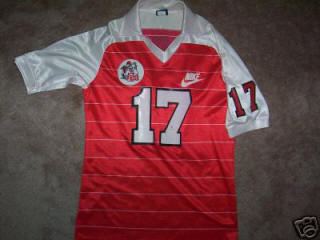 NASL Soccer Tulsa Roughnecks 83 Road Jersey Adam Krupa