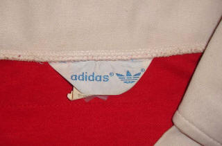 NASL Soccer Tulsa Roughnecks 83 Road Jersey Laurie Abrahams Adidas Tag