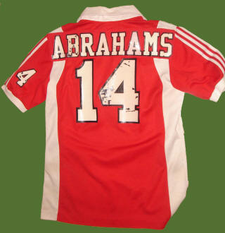 NASL Soccer Tulsa Roughnecks 83 Road Jersey Laurie Abrahams Back