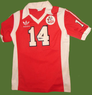 NASL Soccer Tulsa Roughnecks 83 Road Jersey Laurie Abrahams