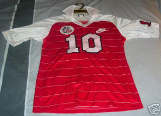 NASL Soccer Tulsa Roughnecks 83-84 Indoor Road Jersey Gerry Reardon Back