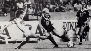 NASL Soccer Tulsa Roughnecks 84 Road Ron Futcher, Rowdies Mark Karpun