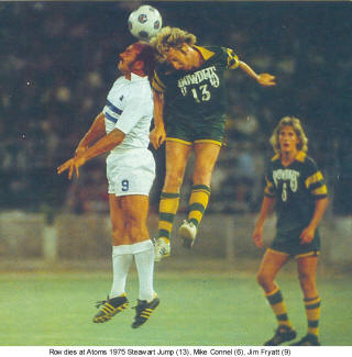 NASL Soccer Tampa Bay Rowdies 75 Road Stewart Jump