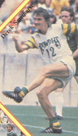 NASL Soccer Tampa Bay Rowdies 76 Home Derek Smethurst