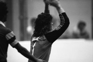 Rowdies 79-80 Indoor Goalie Back Winston DuBose, Strikers 80-01-12