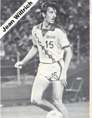 NASL Soccer San Diego Sockers 79 Home Jean Willrich