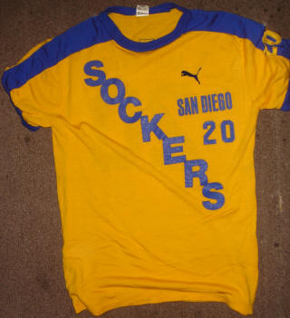 NASL Soccer San Diego Sockers 80 Home Jersey Hank Liotart