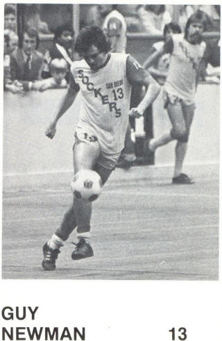 NASL Soccer San Diego Sockers 80-81 Indoor Home Guy Newman