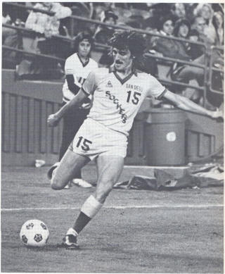 NASL Soccer San Diego Sockers 81 Home Jean Willrich