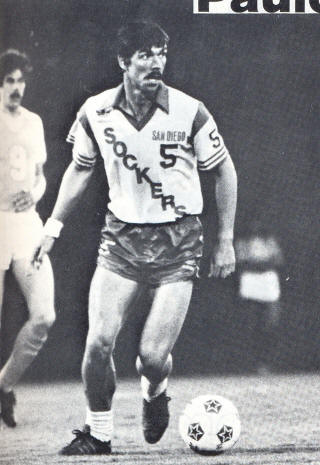 NASL Soccer San Diego Sockers 82 Home Paulo Mauro