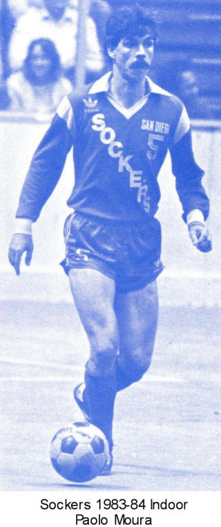 NASL Soccer San Diego Sockers 83-84 Indoor Road Paulo Maura