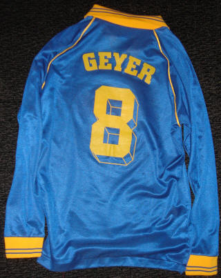 Sockers 84-85 Home Jersey Eric Geyer Back