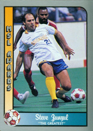 San Diego Sockers 88-89 Road Steve Zungul, Blast Old Uni