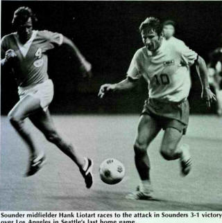 NASL Soccer Seattle Sounders 75 Home Hank Liotart