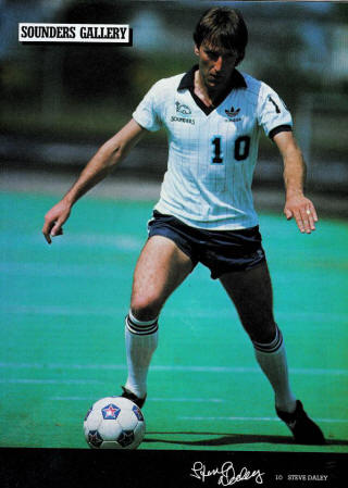 NASL Soccer Seattle Sounders 83 Home Steve Daley 2