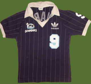 NASL Seattle Sounders 83 Road Jersey Peter Ward