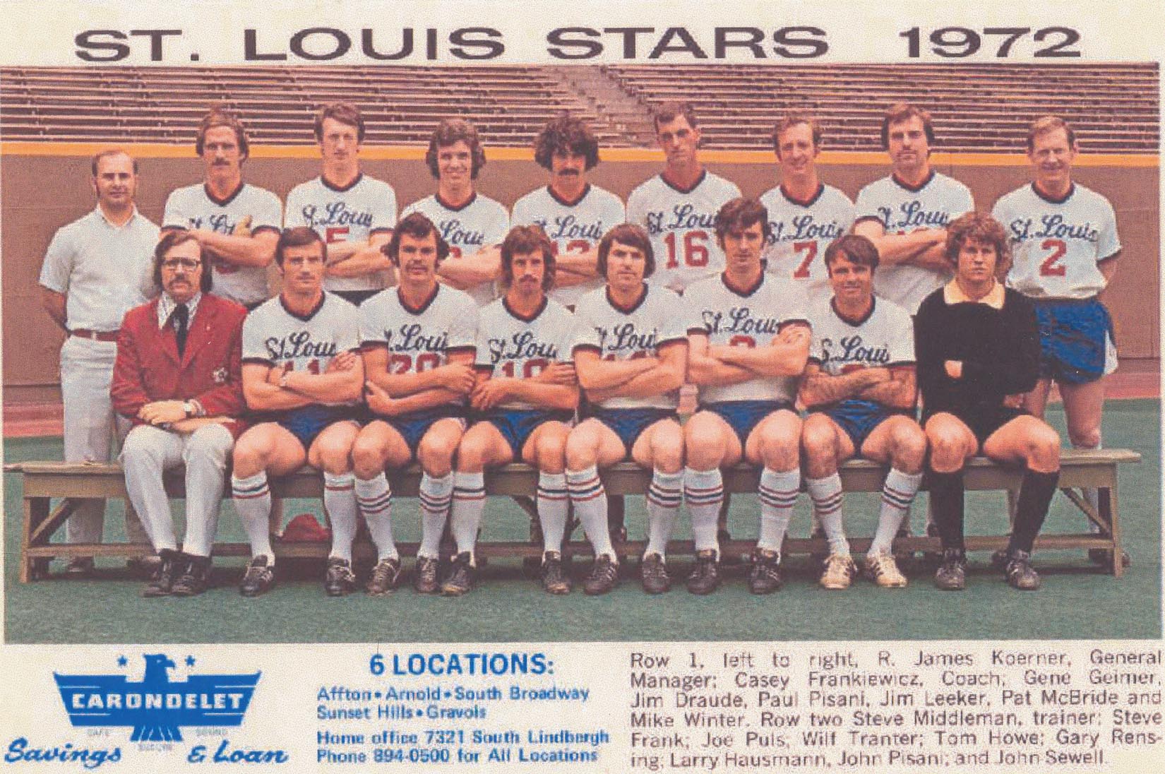 NASL-St. Louis Stars Rosters