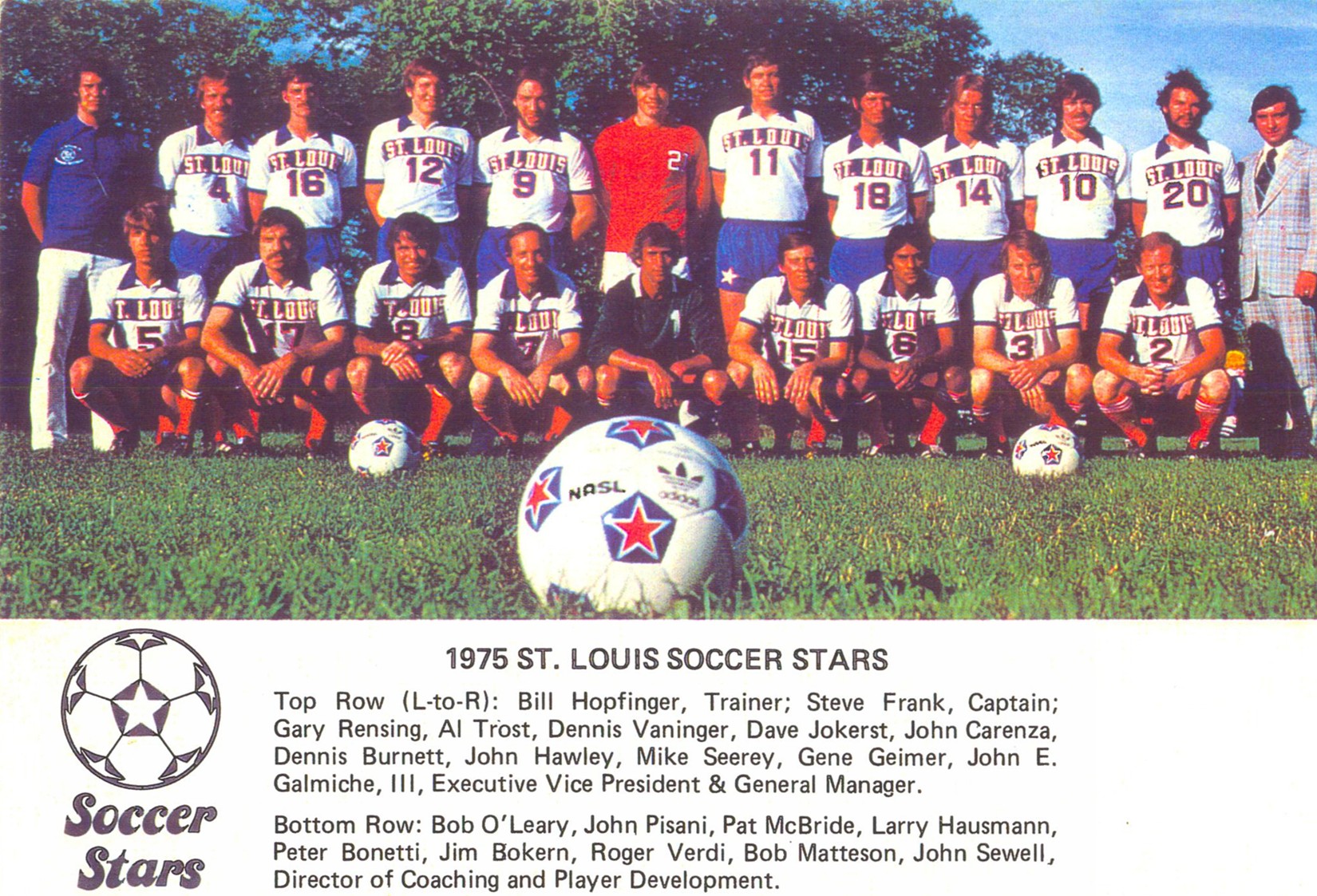 ST. LOUIS STARS TEAM PHOTOGRAPH