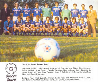 St. Louis Stars 1976 Road Team