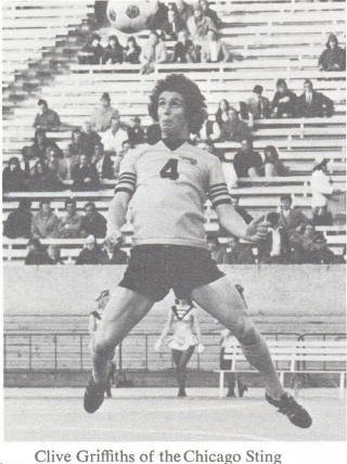 NASL Soccer Chicago Sting 75 Home Clive Griffiths