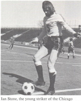 NASL Soccer Chicago Sting 75 Home Ian Stone