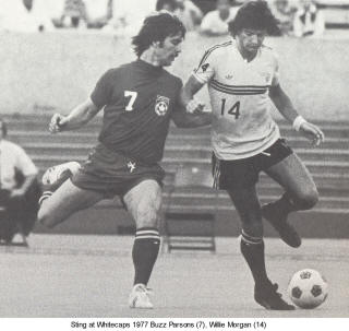 NASL Soccer Chicago Sting 77 Home Willie Morgan