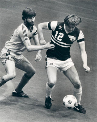 NASL Soccer Chicago Sting 80-81 Indoor Road Karl-Heinz Granitza, Express Benny Dargle