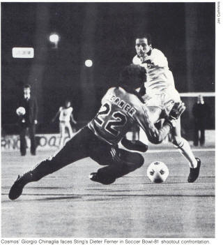 NASL Soccer Chicago Sting 81 Goalie Back Dieter Ferner