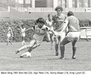 NASL Soccer Chicago Sting 81 Home Bret Hall