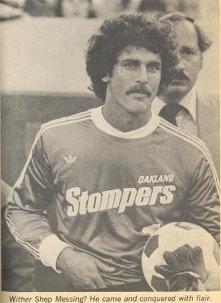 NASL Soccer Oakland Stompers 78 Goalie Shep Messing 2