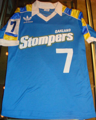 NASL Soccer Oakland Stompers 78 Road Jersey Geoff Wegerle.JPG