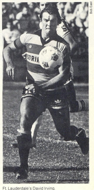 NASL Soccer Ft. Lauderdale Strikers 78 Road David Irving