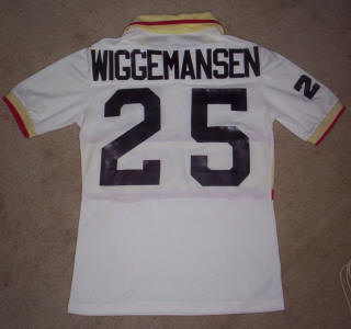 Ft. Lauderdale Strikers 80 Home Jersey Wiggemansen Back