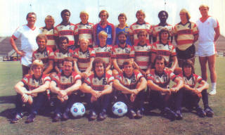 NASL Soccer Ft. Lauderdale Strikers 80 Raod Team