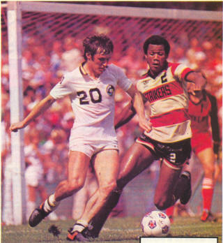 NASL Soccer Ft. Lauderdale Strikers 80 Road Arsene Auguste