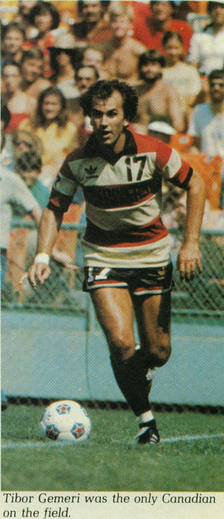 NASL Soccer Ft. Lauderdale Strikers 80 Road Tibor Gemeri, Soccer Bowl