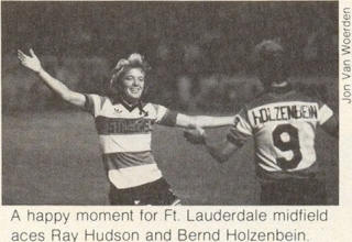 NASL Soccer Ft. Lauderdale Strikers 81-82 Road Bernd Holzenbein