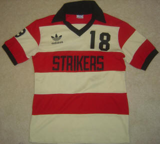 NASL Soccer Ft. Lauderdale Strikers 81-83 Road Jersey Robert Meschbach