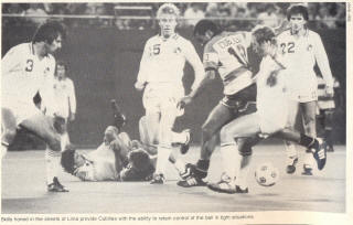 NASL Soccer Ft. Lauderdale Strikers 82 Road Teofilo Cubillas Back